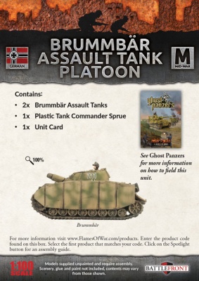 Brummbar Assault Tank Platoon